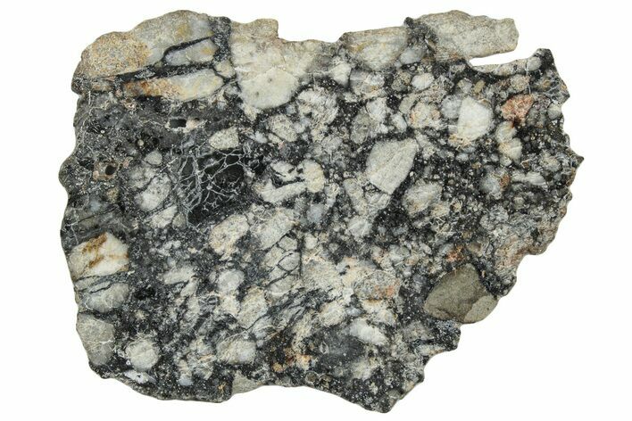 Polished Lunar Meteorite ( g) Slice - Ajdabiya #301098
